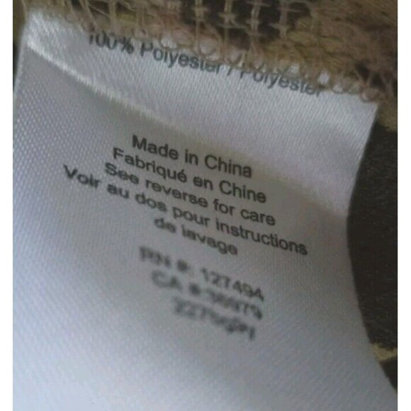 Heartloom Randi Leopard Print Blouse Womens Large Brown Twist Front NWT - Picture 8 of 8